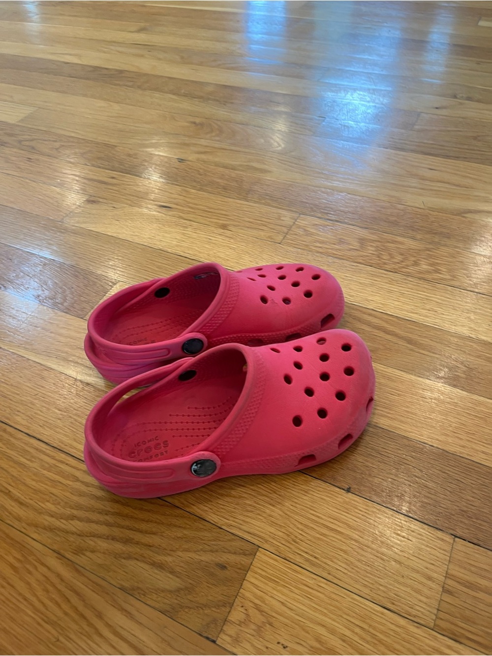CROCS Kids Bright Pink Classic Clogs